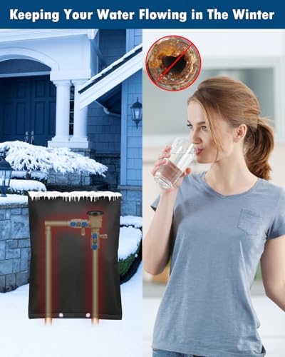 Backflow Preventer Insulation Cover (5F), 16"X20", 5 Layers, Black - Image 6