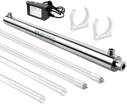 12GPM Ultraviolet Water Filter, 55W,110V,+1 Extra UV Tube by Betollo