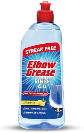 Elbow Grease Rinse Aid (Lemon Fresh, 500ml) by Elbow+Grease