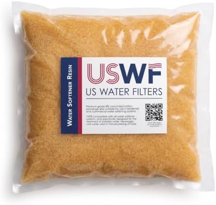 Ion Exchange Softener Resin, 0.25 Cu Ft by USWaterFilters