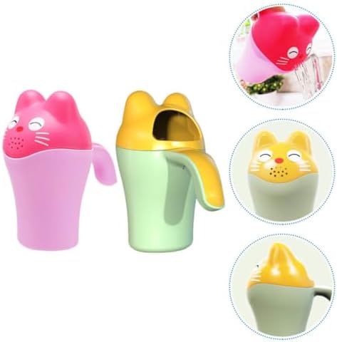 2Pcs Baby Bath Shampoo Rinse Cup, Boy Girl Shower Head for Hair Washing - Image 6