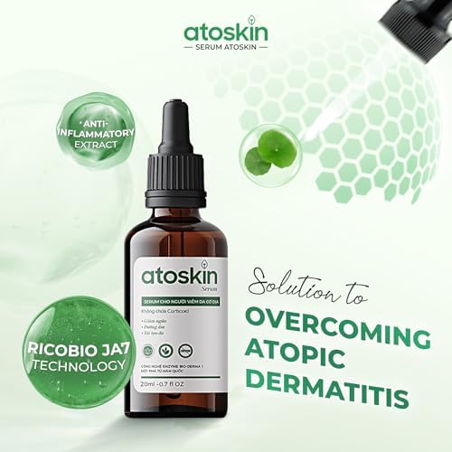 Atoskin Serum (2 Pack) – Soothing & Hydrating Care for Sensitive, Dry, and Eczema-Prone Skin – with Biosaccharide Gum-1 & RicoBio JA7 (3.4 oz) - Image 6