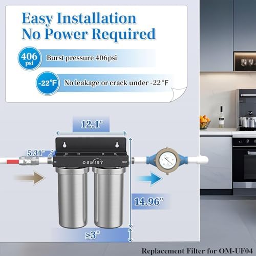 Replacement Cartridge for Whole House Water Filter OM-UF04, 1 Pack - Image 6