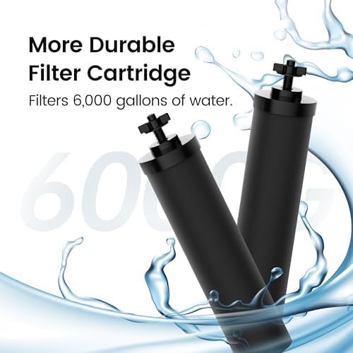 Filterlogic Gravity Water Filter, Replacement for Berkey® BB9-2® & PF-2® - Image 6