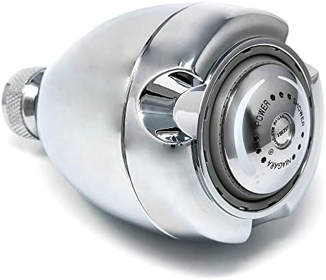 Niagara Conservation N2915CH Earth Spa 3-Spray with 1.5 GPM 2.7-in. Wall Mount Adjustable Fixed Shower Head in Chrome, 1-Pack | Bathroom Shower Head Sprayer with Pressure Compensation Technology by Niagara+Conservation