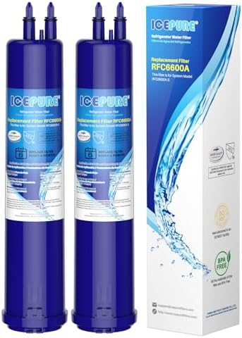 ICEPURE EDR3RXD1 Water Filter Replacement for 4396841, Filter 3, 2 PACK by ICEPURE