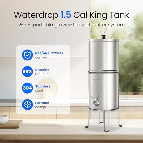 Waterdrop TK15-A-S Gravity Water Filter System, NSF/ANSI 42&372 Certified - Image 5