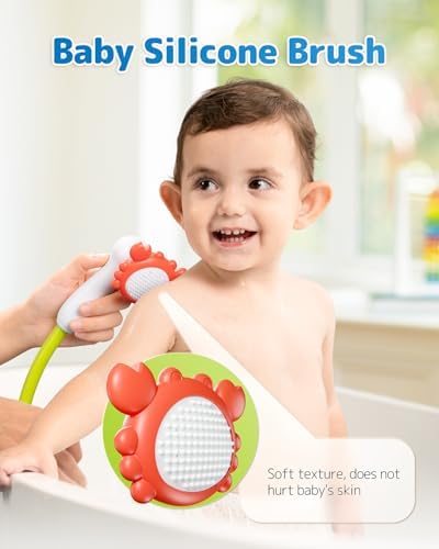 Sumobaby Baby Shower Head with Water Thermometer,3-in1 Interactive Bath Toy - Image 5