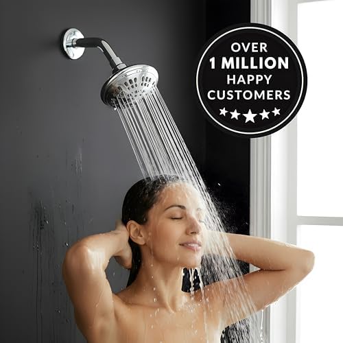 Aqua Elegante 6 Function Luxury Shower Head - 2.5 GPM - Polished Chrome - Image 7