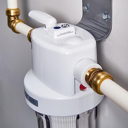 GE Whole House Water Filtration System & Filters | Reduces Sediment, Rust & More | Install Kit & Accessories Included | GXWH40L, FXHSC - Image 4