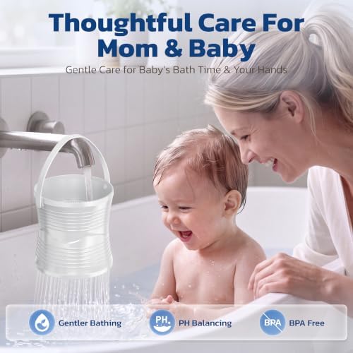 HOPOPRO Bath Filter for Tub Faucet, No-Spill 8-Stage Shower Water Filter - Image 4