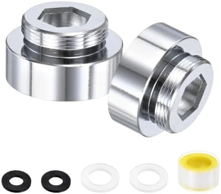 M METERXITY 2-Pack Faucet Adapter, M27 Female to M22 Male, for Kitchen by MMETERXITY