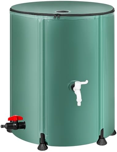 Collapsible Rain Barrel Water Storage Containers 53 Gallon by Unknown