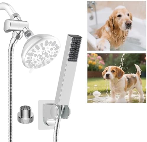 Hibbent cUPC Certified All Metal Dog Sprayer Attachment Set, Chrome by Hibbent
