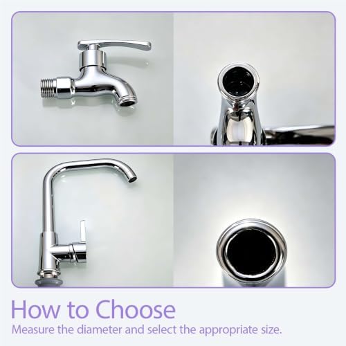 Faucet Adapter 7Pcs Faucet Adapter for Portable Dishwasher, Faucets Connectors with Plastic Box, Male Thread to M22 Male for Garden Hoses with Kitchen and Bathroom - Image 5