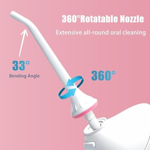 Replacement Tips for Oralfree,Nicwell,Nicefeel,COSLUS,Mospro,Zerhunt Water Flosser, Oral Irrigator Jet Tip Nozzel White, 3 Pack - Image 2