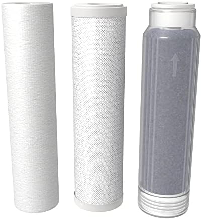 AquaticLife 10 in RO/DI Filter Kit, Carbon, 3-Pack by AQUATICLIFE