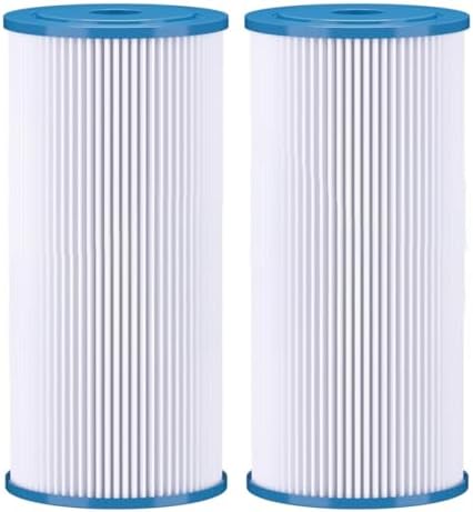 1 Micron 10" x 4.5" Whole House Sediment Water Filter Cartridge 2 Pack by BaleenFilters