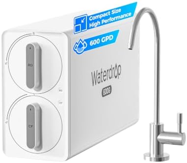 Waterdrop G6A6 Compact Alkaline Mineral Reverse Osmosis System, 600 GPD by Waterdrop