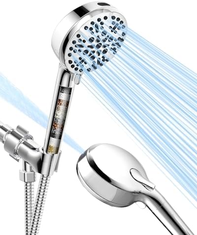 BOWGER 2-Pack Shower Filter Replacement for Handheld Shower Head- Water Softener Filter Cartridge for Hard Water - Remove Chlorine and Heavy Metals - Image 4