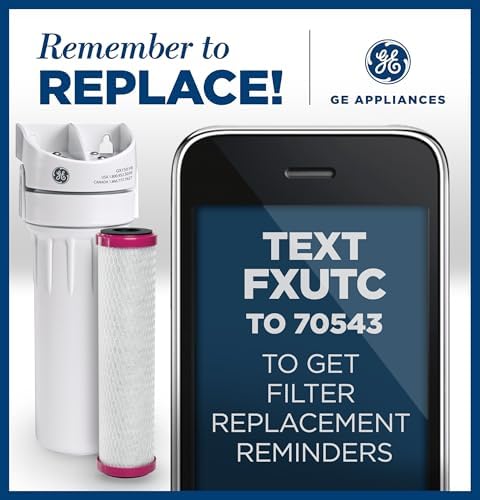 GE Basic Single Stage Drinking Water System Replacement Filter, Fits GX1S01R Under Sink Filtration System, Replace Every 6 Months, FXUTC - Image 2