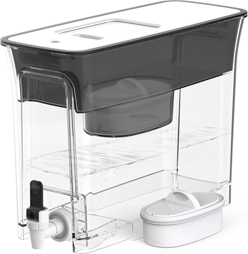 Waterdrop WFD-40L Water Filter Dispenser, 35-Cup Capacity, Black by Waterdrop