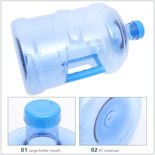 Milisten 2 Gallon Water Bucket: 7.5 Liters Plastic Portable Water Jug with Screw Cap and Handle, Large Capacity Pitcher Container Bottle for Home Outdoor Activities and Camping Supplies - Image 6