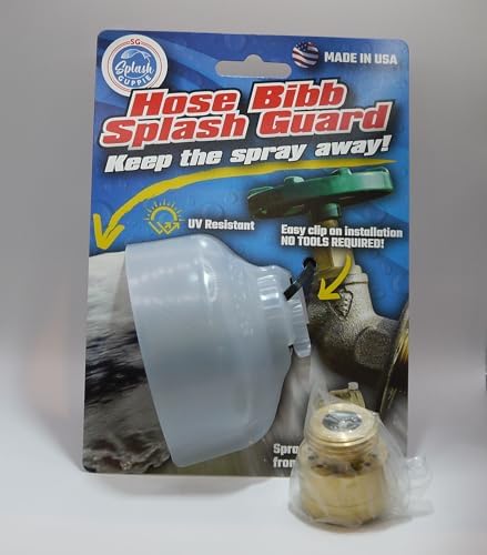 Original Hose Bibb Cover for Anti-Siphon Vacuum Breaker and Leaky Hoses And Hose Backflow Preventer Combo Cloud White - Image 2