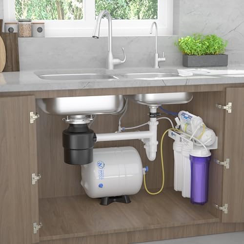 WECO (HYDRA-75PMP) Granular Activated Carbon and Reverse Osmosis Water Filter System with Chlorine Reduction Feature - Top-Mounted Faucet Design Reverse Osmosis Drinking Water Filter System - Image 3