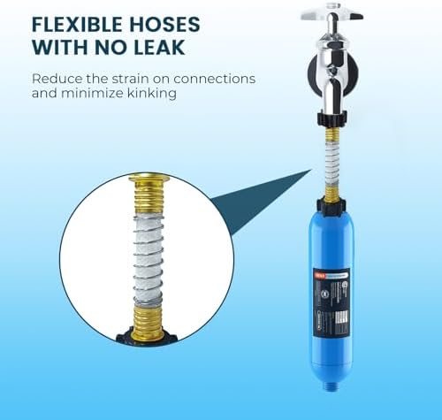 Crystala Filters RV/Marine Inline Filter with 1 Flexible Hose 2-Pack - Image 3