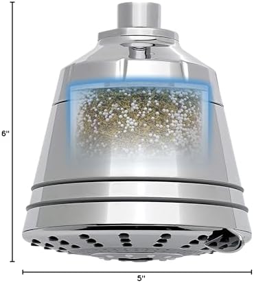 Sprite Showers Pure 7-Setting Filtered 1.75GPM Showerhead in Brushed Nickel (AE7E-BN-R) - Image 6
