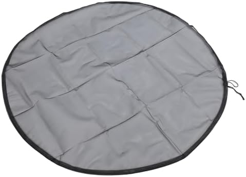 Chrees 4pcs Rain Drum Mesh Cover Tear with Drawstring for Water Bucket Netting Screen 37.4 Inches for Lawns and Porch - Image 2