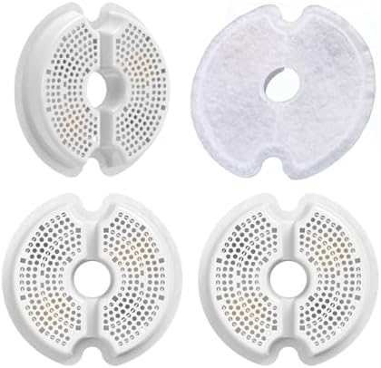 4 Pack Filters for 67oz/2l Cat Water Fountain Filter Replacement Compatible with AONBOY & iPettie & Wonder Creature Pet Fountain NEUCOMBBT by NeucomBBT