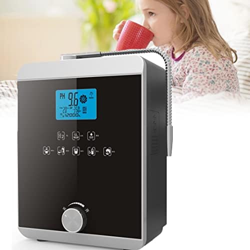 Alkaline Water Ionizer, Smart Home Water Ionizer Up to 800Mv Orp, Ph 3.5-10.5 Alkaline Acid Water Machine, Regulation Valve to Control Ph and Orp/Auto-Cleaning by Unknown