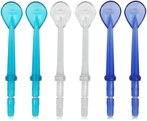 Tongue Scraper Attachment Replacement for Waterpik Water Flosser, Replacement Tips for Waterpik Water Flosser 6 PCS by RAXSEG