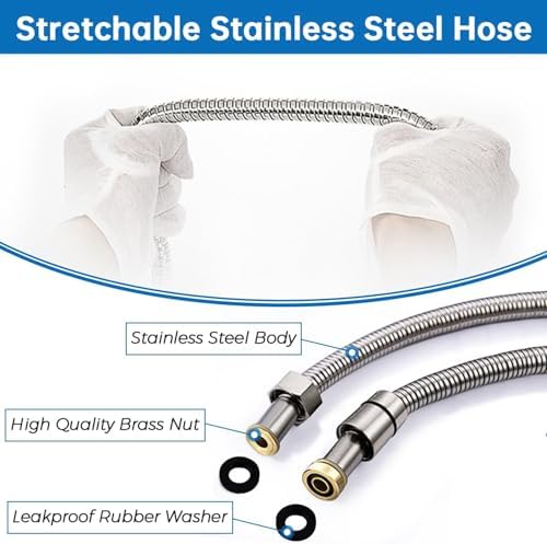 G-Promise Shower Head with Metal Shower Holder and Long Hose - Image 6