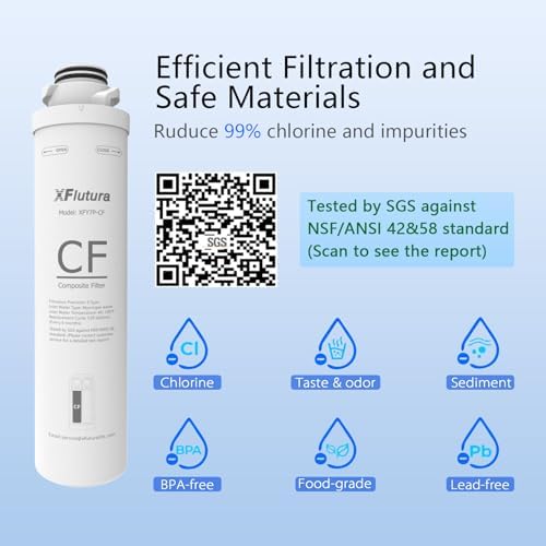 Y7/Y7P/Y7T Series 1-Year Replacement Cartridge Compatible with SimPure Y7, Y7P, Y7T, Y7P-BW, Y7P-W, Y7T-BW-A, Y7T-BW-C, Y7T-A, Y7T-C Series Water Filter, Pack of 4 Filters (2*CF, 2*RO) - Image 5