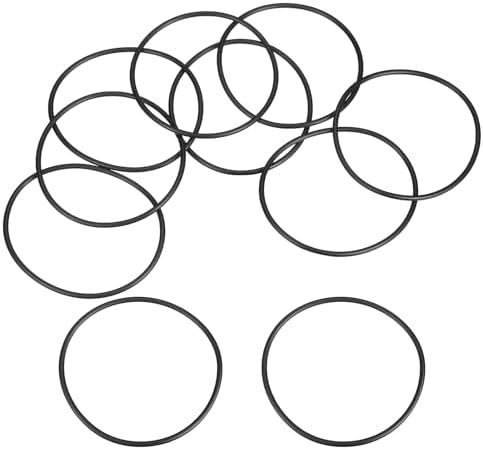 uxcell 10Pcs AS-242 NBR 70A O-Rings 4" ID x 1/8" CS/3.984" ID x 0.139" CS by uxcell
