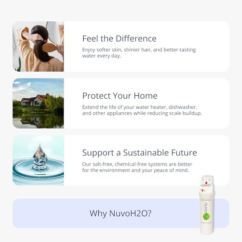 NuvoH2O Water Heater System – Citrus-Based, Salt-Free Water Softener – Prevents Hard Water Scale Buildup, Extends Water Heater Life – Compact, Eco-Friendly - Image 4