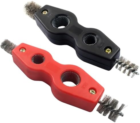 Hitefu 4-in-1 Copper Pipe Cleaner, Black & Red, 2 Pcs by Hitefu