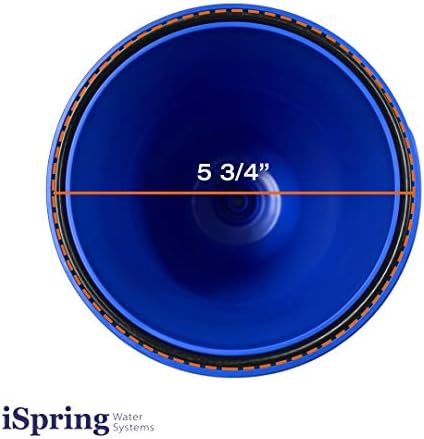 iSpring F3WGB32B 4.5” x 20” 3-Stage Whole House Water Filter Replacement Pack Set, White & ORBX2 Replacement O-Ring, Black, 2 Piece - Image 6