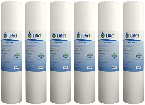 Tier1 20 Micron 4.5" × 20" Filter Replaces DGD-7525-20, 155356-43, 6-Pack by Tier1