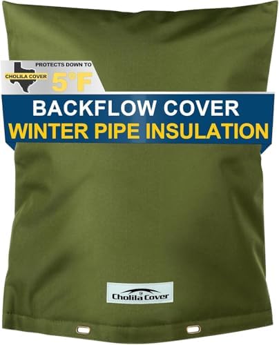 16"x20" Insulated Backflow Cover, Green, 7-Layer by CholilaCover