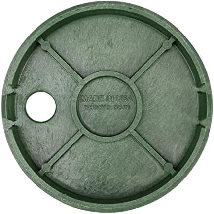NDS Valve Box and Cover, 6 in. Round, 9 in. Height | Black Box | Green ICV Cover | Pack of 2 - Image 4
