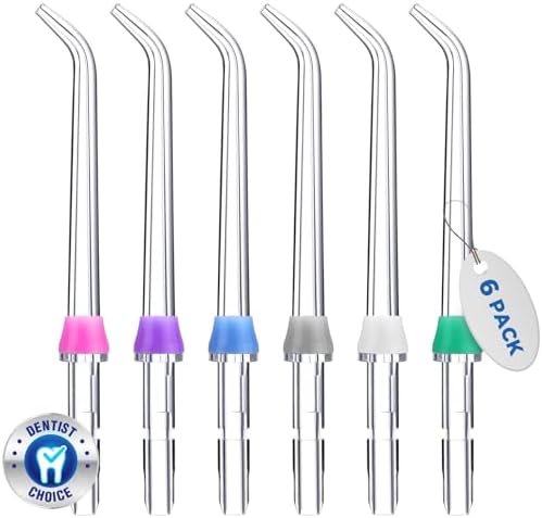 for Waterpik Replacement Heads, Replacement Tips for Waterpik Water Flosser, Suitable for Waterpik Accessories Replacement Tips, for JT-100E(6 Classic Jet Tips) by Oralphi