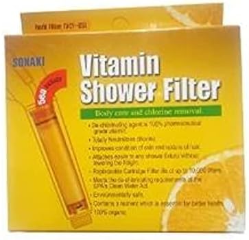 Sonaki Vitamin C Shower Refill Filter Cartridge - FITS Sonaki Showerheads, 50V, 100V, and 300 Inline Models - (5 Pack) - Remove up to 99.9% of Chlorine and Chloramines - Image 3