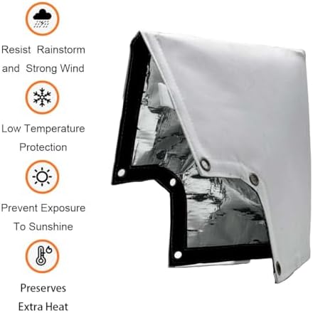 Backflow Insulation Pouch - Pressure Vacuum Breaker Cover (White) - Image 4
