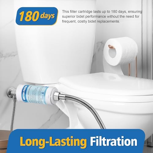 2 Pack Bidet Water Filter and Adapter for Electric Bidet Toilet Seats - Image 5