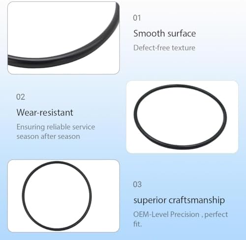 3-Pack Replacement Cover O-Ring for Pentair Sta-Rite Dynamo Pool Pump - Image 5