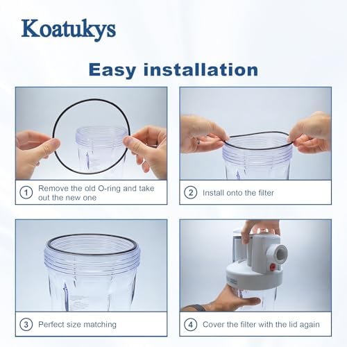WS03X10038 Water Filter Housing O-Ring Gasket for GE GXWH01C, CXWH08C, GXWH04F, GXWH20F, GXWH20S, GXRM10 & GX1S01R (3/Pack) - Image 3